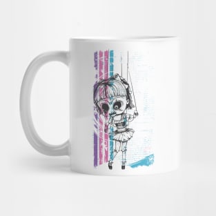 Creepy Puppet Girl Mug